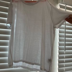 white tee, new condition